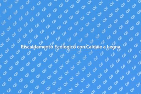 Caldaie a Legna: Riscalda Sostenibile