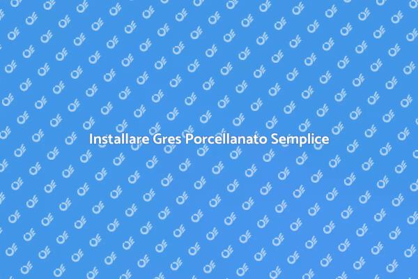 Come Stendere Gres Porcellanato