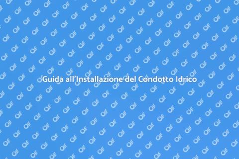 Installazione Condotto Orizzontale
