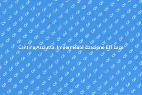 Impermeabilizzazione Cantina: Guida Pratica