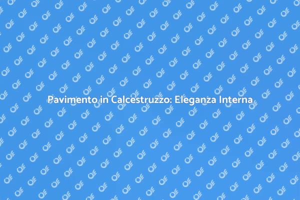 Rifinitura Elegante del Calcestruzzo
