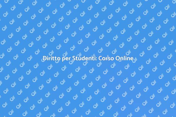 Studia Diritto Online: Iscriviti Ora!