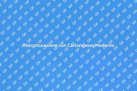 Abbassamento in Cartongesso Moderno