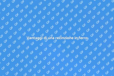 Installare recinzione in ferro