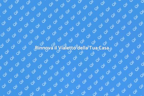 Riparazione vialetto per la tua casa