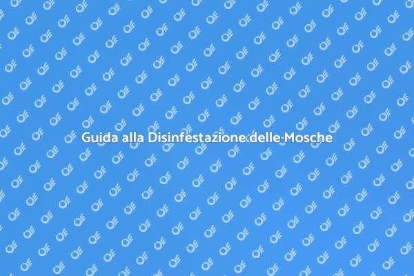 Disinfestazione Efficace delle Mosche