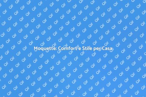 Installazione di Moquette di Qualità