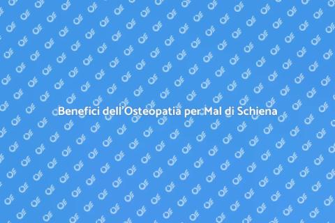 Trattamento Osteopatico per Mal di Schiena