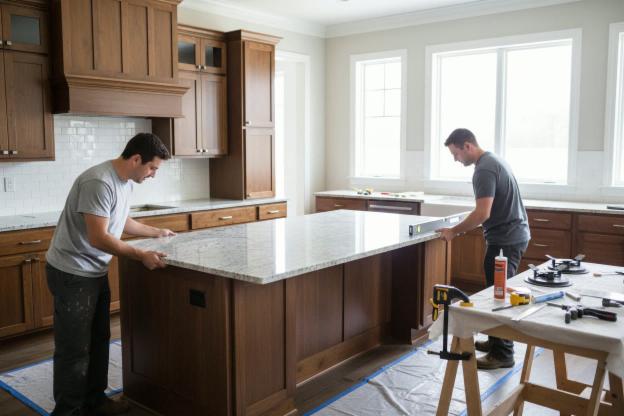 Installare un piano lavoro per la cucina
