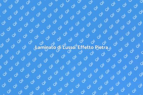 Pavimento in Laminato Effetto Pietra