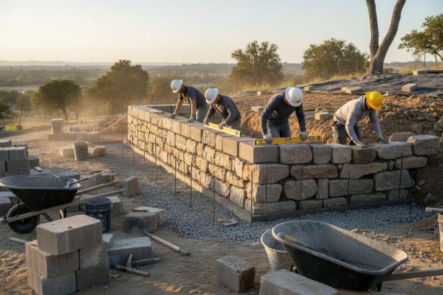 Costruire un muro di contenimento