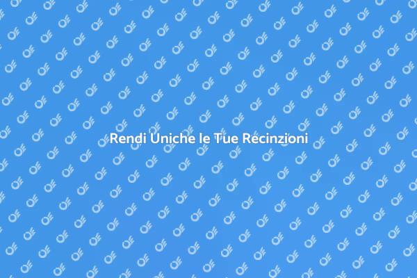 Recinzioni: Creatività e Stile Unici