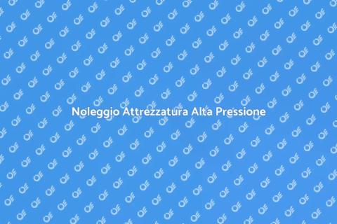Noleggiare Attrezzatura Lavaggio