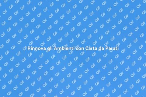 Carta da Parati Moderna: Stile e Design