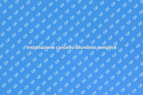 Cancello in alluminio: guida all'installazione