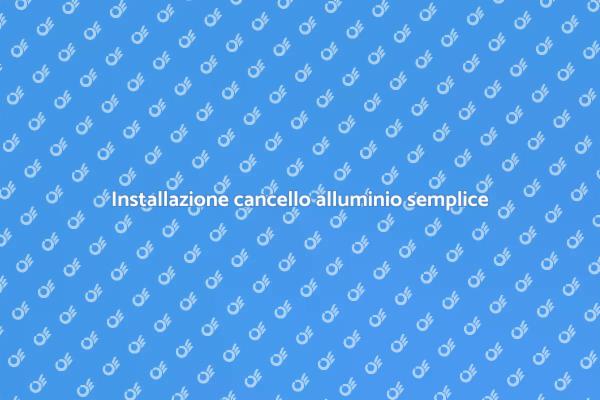 Come installare un cancello in alluminio