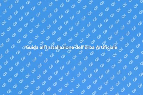 Installare erba artificiale in giardino