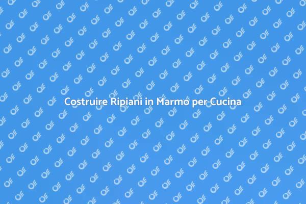 Eleganza e Funzionalità con Marmo