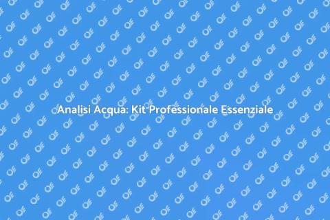 Kit Professionale per Acquari
