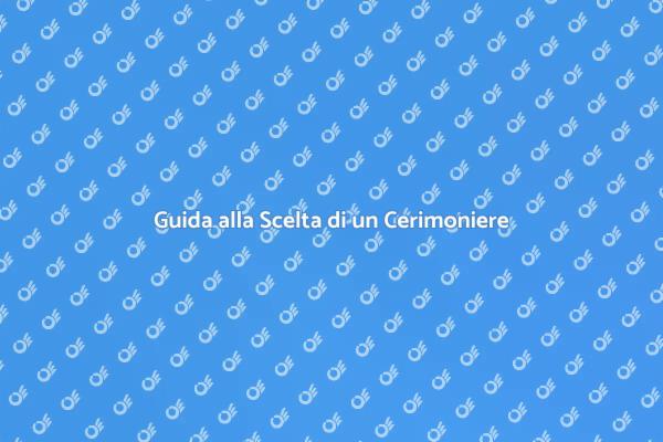 Cerimoniere: Chiave per Eventi di Successo