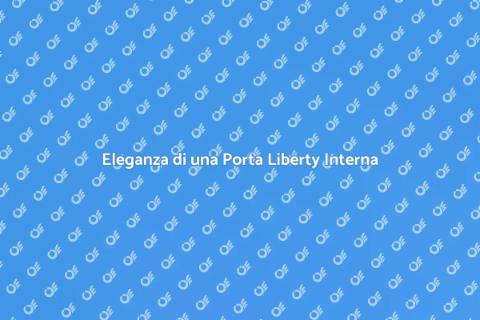 Porta in Stile Liberty per Interni