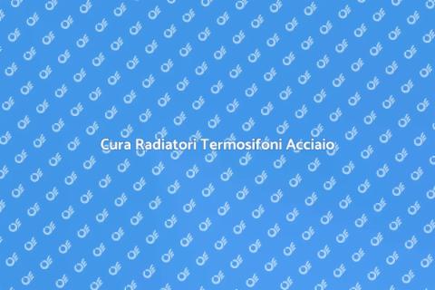 Manutenzione Radiatori Termosifoni Acciaio