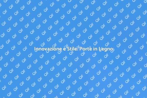 Porta in Legno Moderna: Design e Funzione
