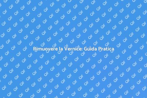 Rimozione Vernice: Ripristina il Tuo Spazio