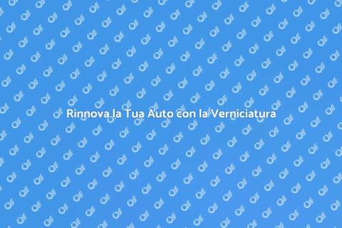 Riparazione Carrozzeria e Verniciatura