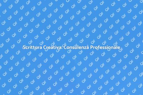 Consulenza Scrittura per Creatività