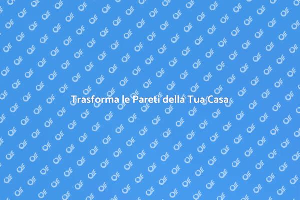 La Magia di Intonacare le Pareti