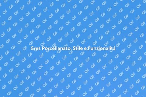 Pavimento in Gres Porcellanato: Eleganza