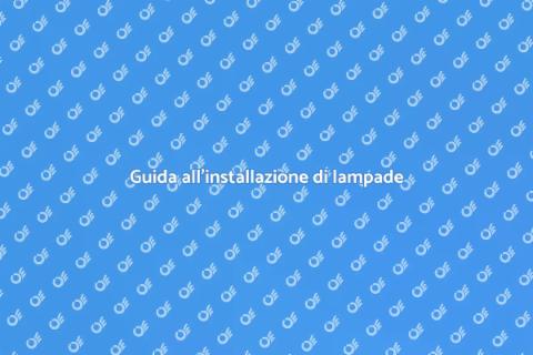 Installare una lampada con stile