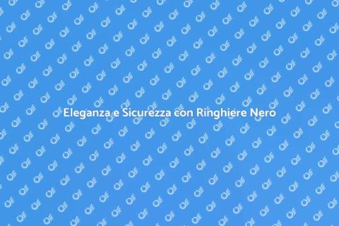 Ringhiera in Metallo Nero per Esterni