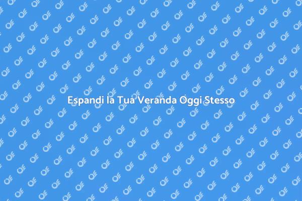 Rinnova la Tua Veranda con Stile