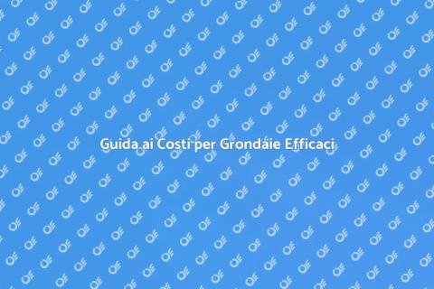 Installare Grondaie: Costi e Vantaggi