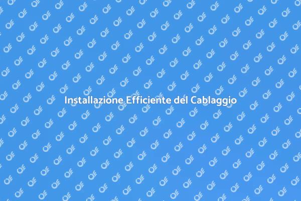 Cablaggio: Fondamentale per Impianti Elettrici