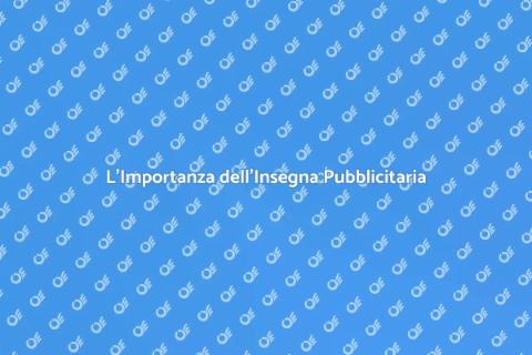 Insegna Pubblicitaria per Aziende
