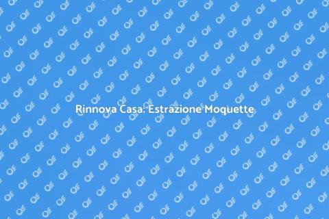 Estrazione Moquette e Riparazione Pavimenti