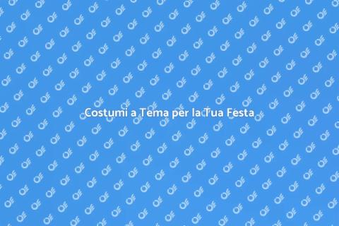 Noleggiare Costume da Festa a Tema