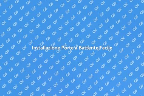 Montaggio Porte a Battente Professionale
