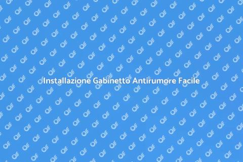 Gabinetto Antirumore: Installazione Facile