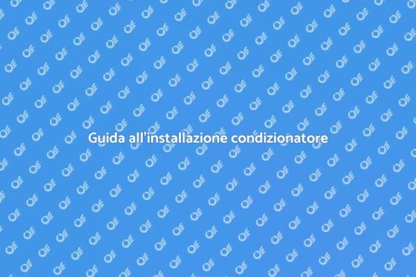 Installare un condizionatore d'aria