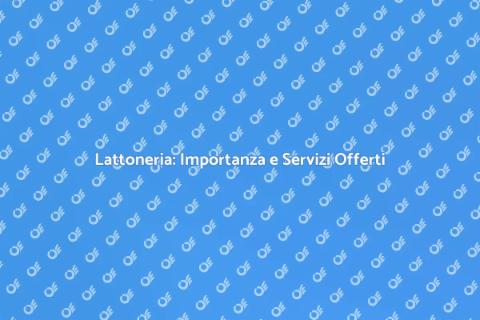 Lattoneria: Vantaggi e Servizi Essenziali
