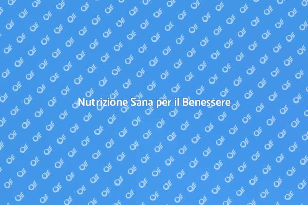 Il Tuo Programma per una Dieta Sana