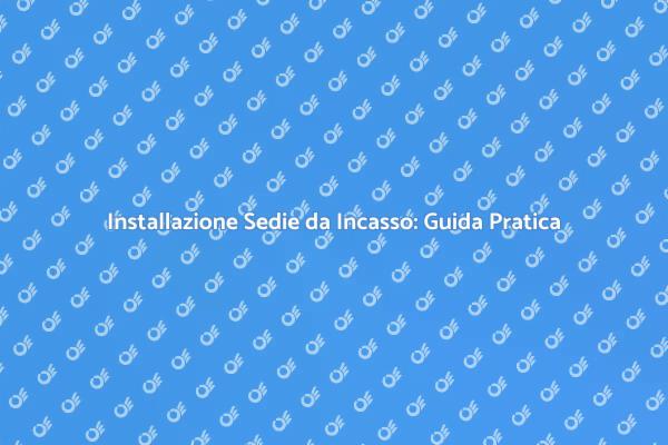 Sedie da Incasso: Eleganza in Ogni Ambiente