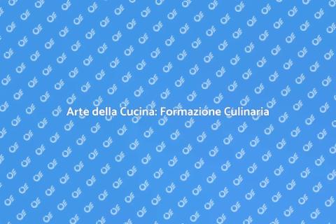 Specializzazione in Formazione Culinaria