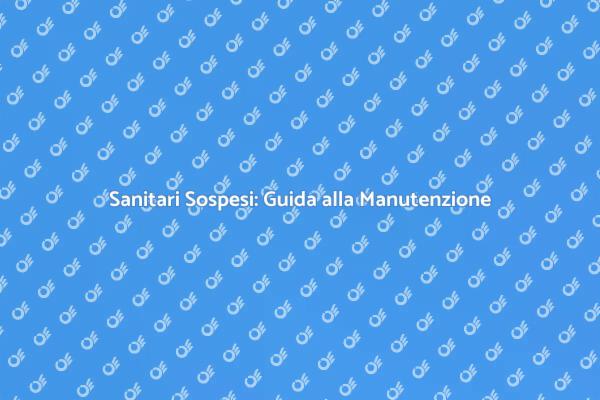 Manutenzione Essenziale per Sanitari Sospesi