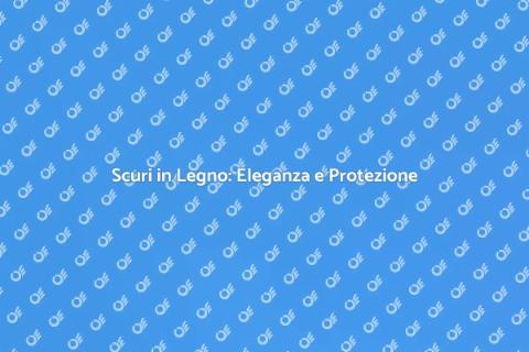 Costruire Scuri in Legno su Misura