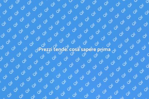 Costo installare tende: guida essenziale